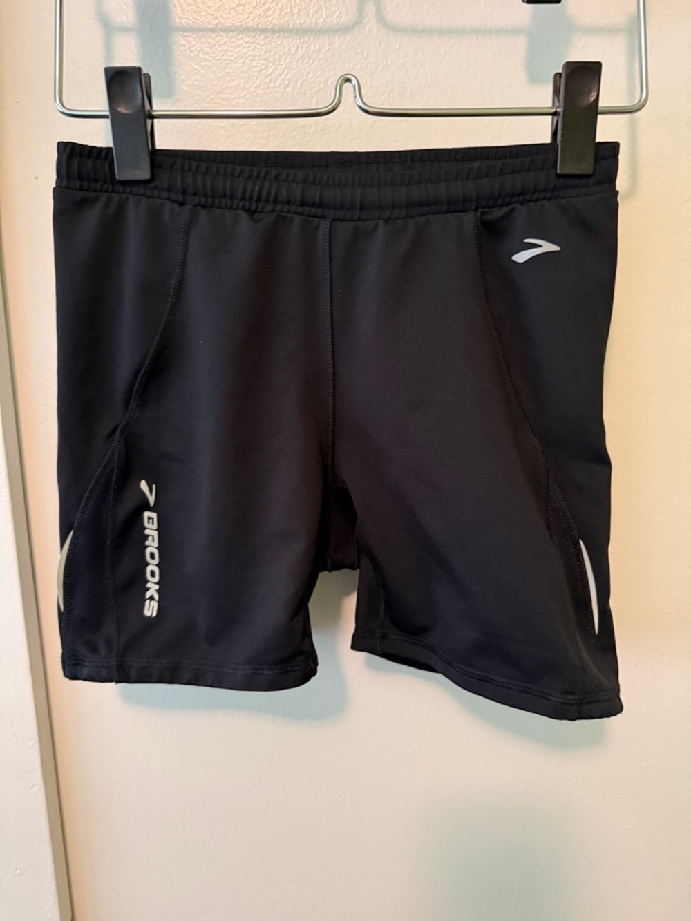 Brooks Running Shorts with Reflective Logos